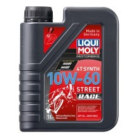 Моторное масло для 4-тактных мотоциклов Motorbike 4T Synth Street Race 10W-60 LIQUI MOLY (1л) 1525