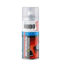41979 KUDO "Сильвер ГАЗ" Эмаль автомобильная (аэрозоль), металлик (520 мл) KU41979