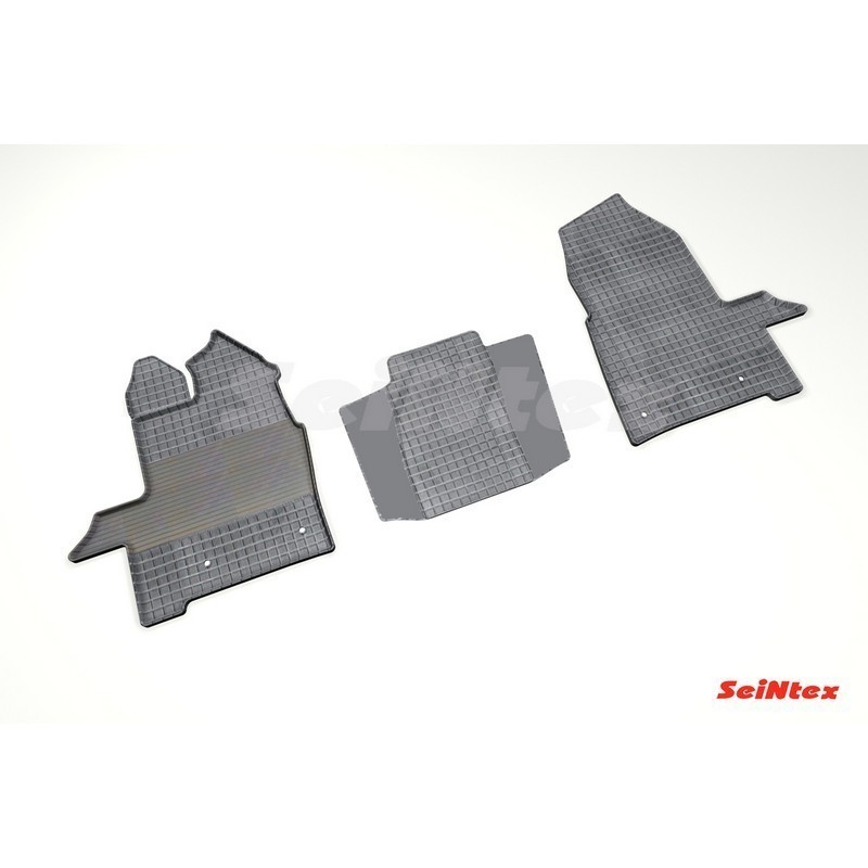 Коврики резиновые с рисунком "Сетка" FORD TOURNEO Custom 2017- (комплект) SEINTEX 88293