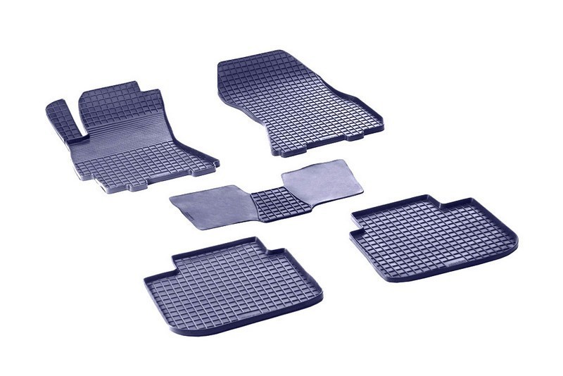 Коврики резиновые с рисунком "Сетка" SUBARU OUTBACK 09- 2009-2014 (комплект) SEINTEX 84874