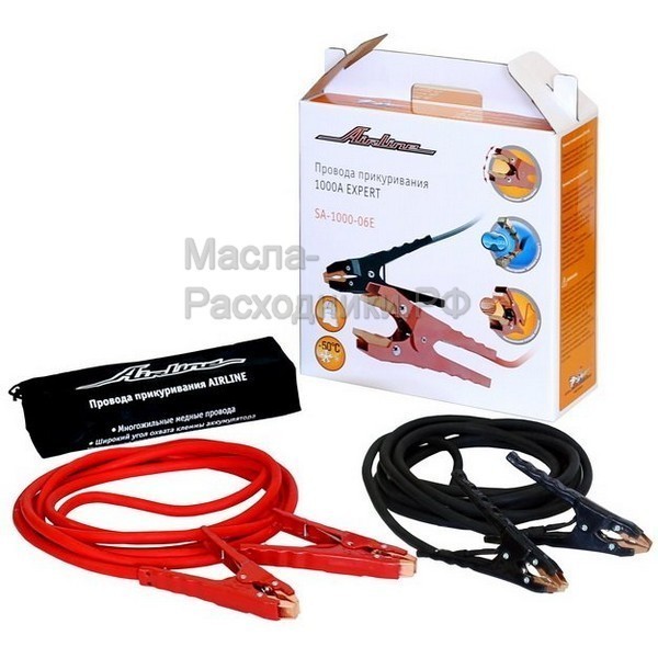 Провода прикуривания 1000A EXPERT (5м, 12/24В) AIRLINE SA100006E