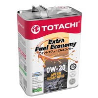 Масло моторное TOTACHI Gasoline Extra Fuel Economy Fully Synthetic SN 0W-20 (4л) 11404
