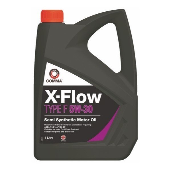 Comma X-FLOW TYPE F 5W-30 A1/B1 SL/CF FORD WSS-M2C913-A(В) Масло моторное (4л) XFF4L