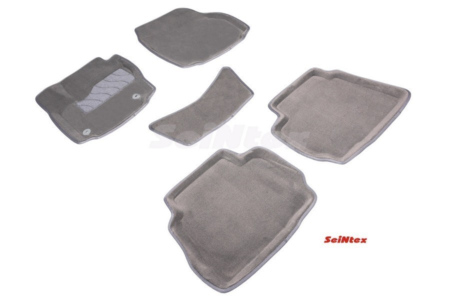 SEINTEX Ворсовые 3D коврики FORD MONDEO 2010-2015 серые (комплект) 89101