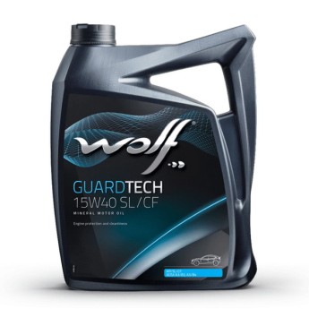 WOLF GUARDTECH 15W-40 SL/CF A3/B4 Масло моторное (4л) 8300219
