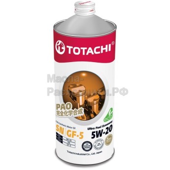 Масло моторное TOTACHI Gasoline Ultra Fuel Economy Fully Synthetic SN 5W-20 (1л) 11501