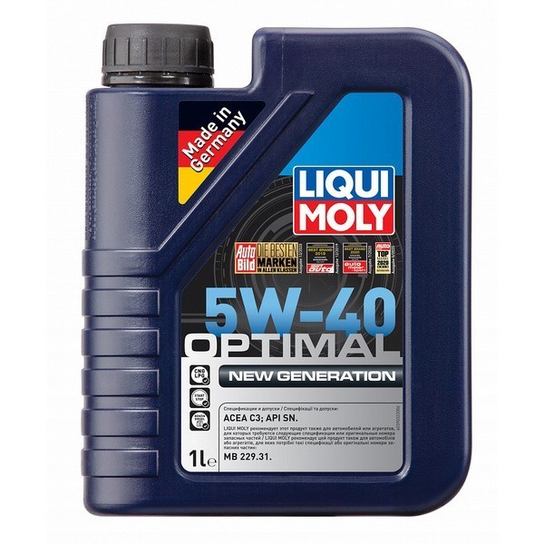 LIQUI MOLY Optimal New Generation 5W-40 SN, C3 Масло моторное (1л) 39032