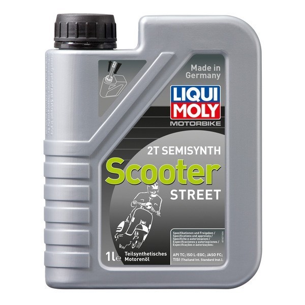 Масло для двухтактных двигателей скутеров Liqui Moly Motorbike 2T Semisynth Scooter Street (1л) 3983