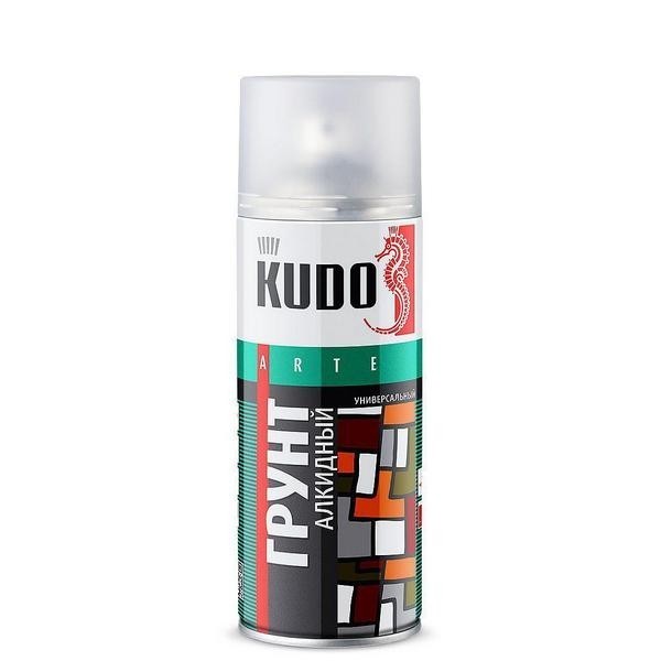 Грунт универсальный алкидный (аэрозоль) 2004 KUDO Белый KU2004