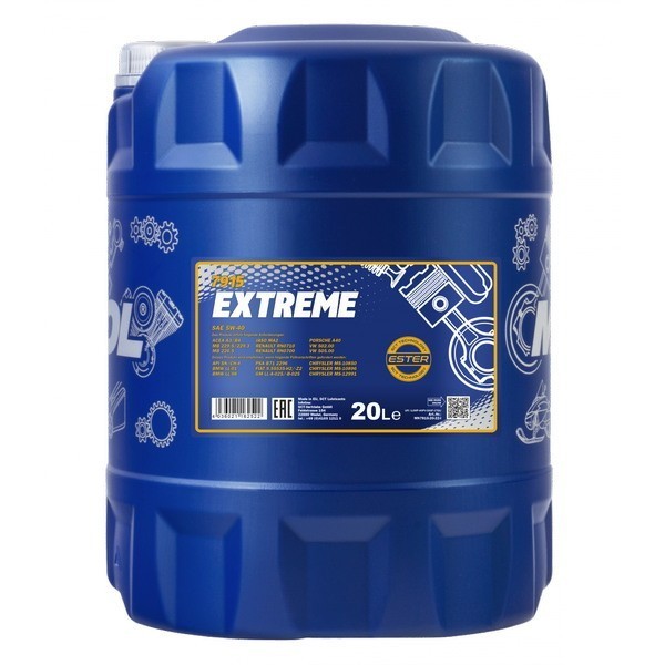 MANNOL 7915 масло моторное Extreme 5W-40 (20л) 1054