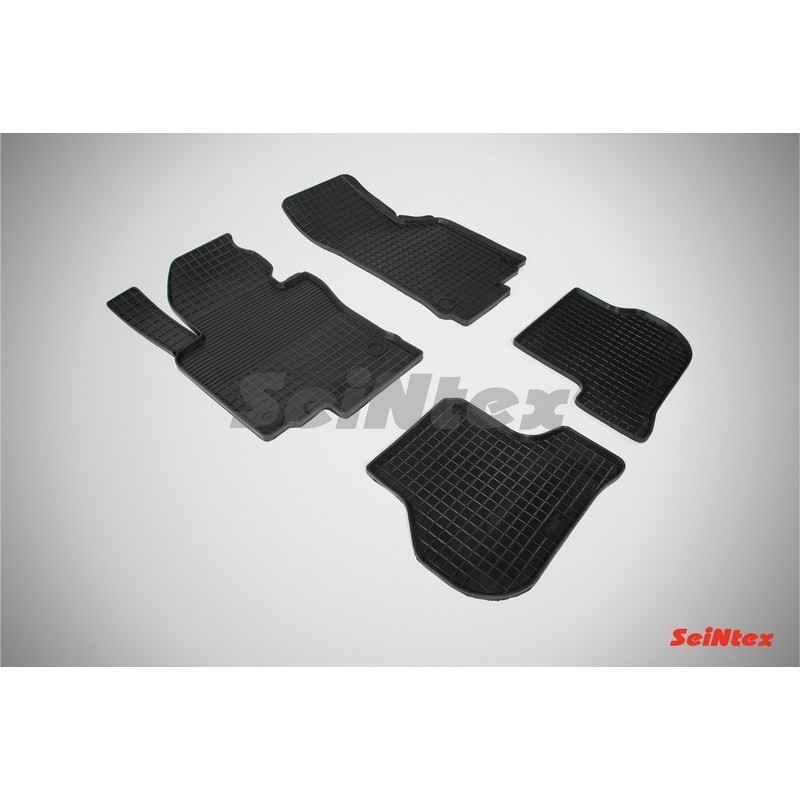 Коврики резиновые с рисунком "Сетка" SKODA OCTAVIA A5 2008- (комплект) SEINTEX 00468