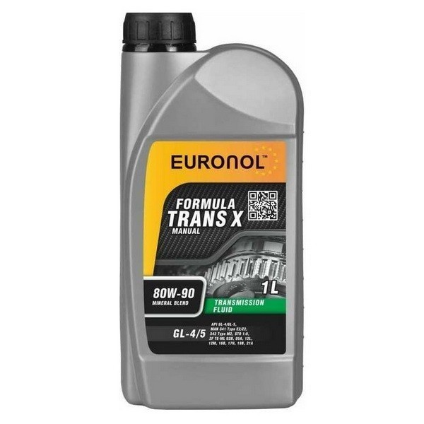 Масло трансмиссионное EURONOL TRANS X 80W-90 GL-4/5 (1л) 80212