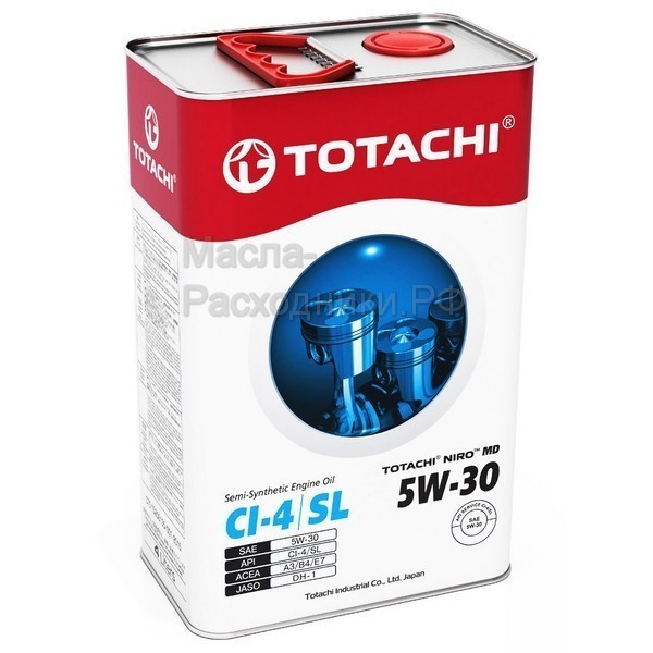 Масло моторное TOTACHI NIRO MD Semi-Synthetic CI-4/SL 5W-30 (4л) 19304