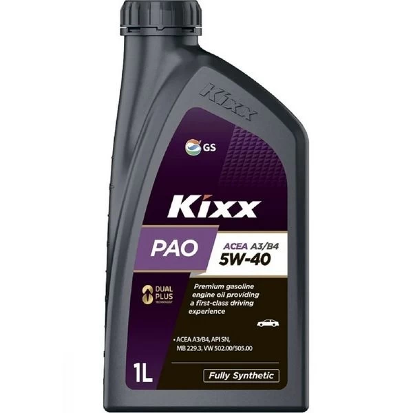 Kixx масло моторное PAO A3/B4 5W-40 (1л) L2110AL1R1