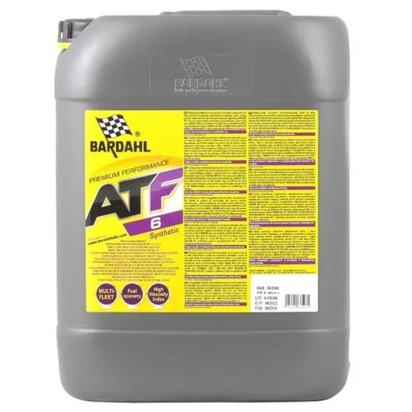 Масло трансмиссионное BARDAHL ATF VI (20л) 36598