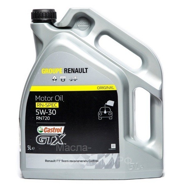 Масло моторное RENAULT RN-SPEC RN 720 5W30 (5л) 7711943687