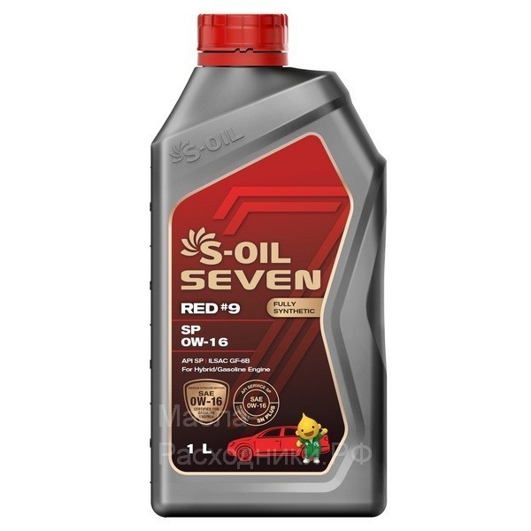 Масло моторное S-oil SEVEN RED9 SP 0W-16 (1л) E108275 DRAGON