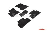 Ворсовые коврики LUX для Mercedes-Benz GLB-class I (X247) 2019-н.в. (комплект) SEINTEX 94660