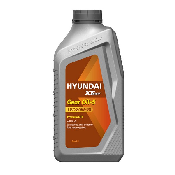 HYUNDAI Xteer GEAR OIL GL-5 LSD 80W-90 Масло для редукторов (пластик) (1л) / 1011034