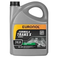 Масло трансмиссионное EURONOL TRANS X 75W-90 GL-4/5 (4л) 80061