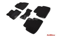 SEINTEX Ворсовые 3D коврики MAZDA CX9 II 2018- черные (комплект) 89229