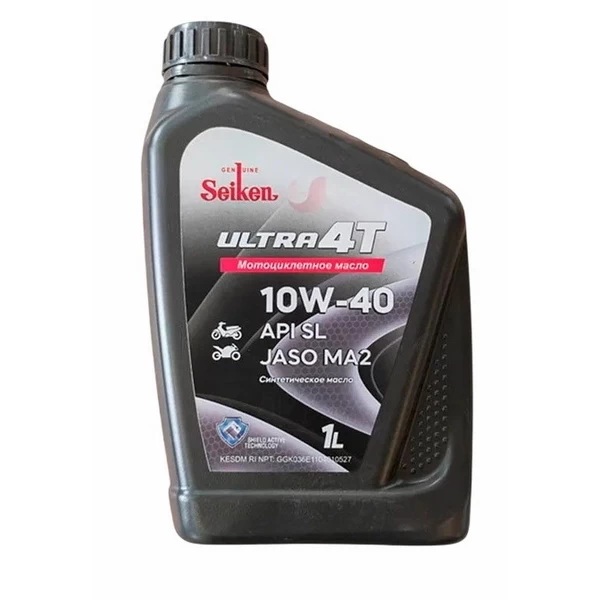 Масло моторное SEIKEN ULTRA 4T 10W-40 SL JASO MA2 (1л) SKSL4TMA210W-40001