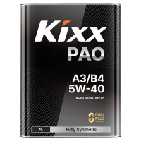 Kixx масло моторное PAO A3/B4 5W-40 (4л) L211044TR1