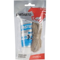 Паста для уплотнения резьбовых соединений Pastum H2O, комплект 70г туба + лен 15г в пакете ВМП-Авто 8109