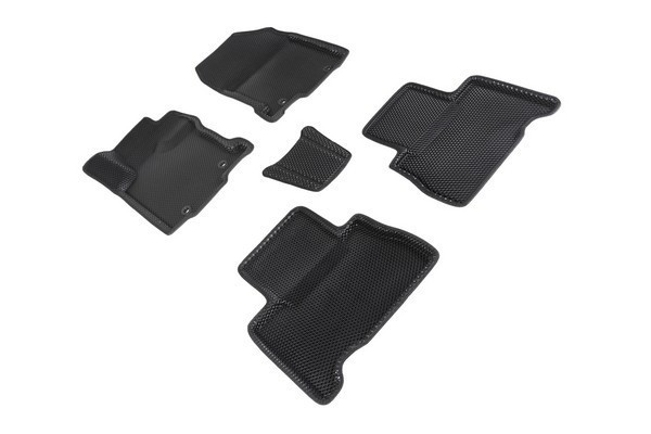 Коврики 3D EVA "РОМБ" Lexus NX 2014-2021 черные (комплект) SEINTEX 95309