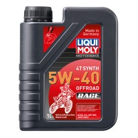 Моторное масло для 4-тактных мотоциклов Motorbike 4T Synth Offroad Race 5W-40 LIQUI MOLY (1л) 3018