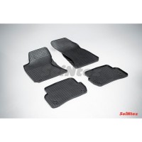 Коврики резиновые с рисунком "Сетка" VOLKSWAGEN PASSAT B5 1996-2005 (комплект) SEINTEX 00964