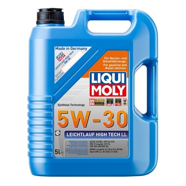 Масло моторное Liqui Moly Leichtlauf High Tech LL 5W-30 (5л) 39007