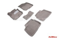 SEINTEX Ворсовые 3D коврики HYUNDAI ELANTRA 2006-2011 серые (комплект) 82014