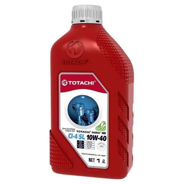 Масло моторное TOTACHI NIRO HD Semi-Synthetic CI-4/SL 10W-40 (1л) пластик 17901