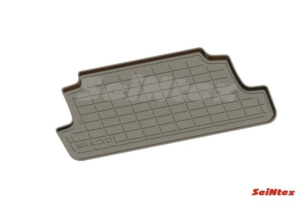 Коврик в багажник ВАЗ (Лада) NIVA 2121 4х4 2019-н.в. полимерный (черный) (шт) SEINTEX 93460