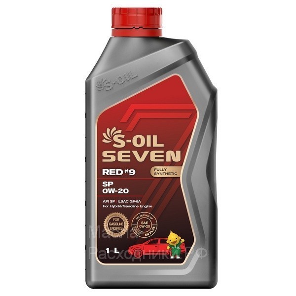 Масло моторное S-oil SEVEN RED9 SP 0W-20 (1л) E108279 DRAGON