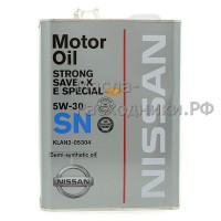 Масло моторное KLAN2-05304 Nissan Strong Save-X E Special 5W-30 SN (4л)