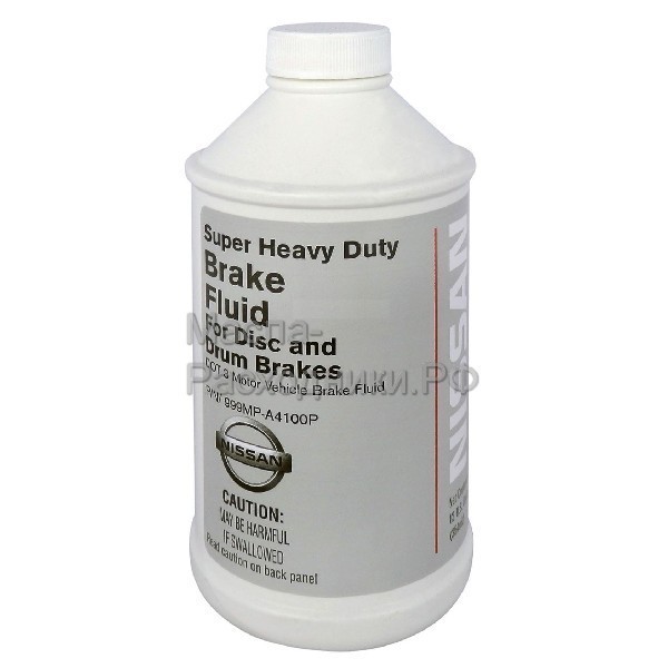 NISSAN Brake Fluid Жидкость тормозная (пластик) (0,354л) / 999MPA4100P