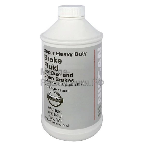 NISSAN Brake Fluid Жидкость тормозная (пластик) (0,354л) / 999MPA4100P