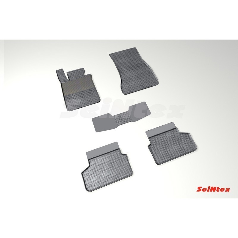 Коврики резиновые с рисунком "Сетка" BMW 5 Ser G-30 2017- (комплект) SEINTEX 88984