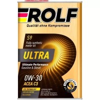Масло моторное 0W-30 ROLF ULTRA C3 SP (4л) (АКЦИЯ 4л+1л) 100321