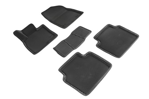 Коврики 3D EVA "РОМБ" Mazda 6 new 2012-н.в. черные (комплект) SEINTEX 95311