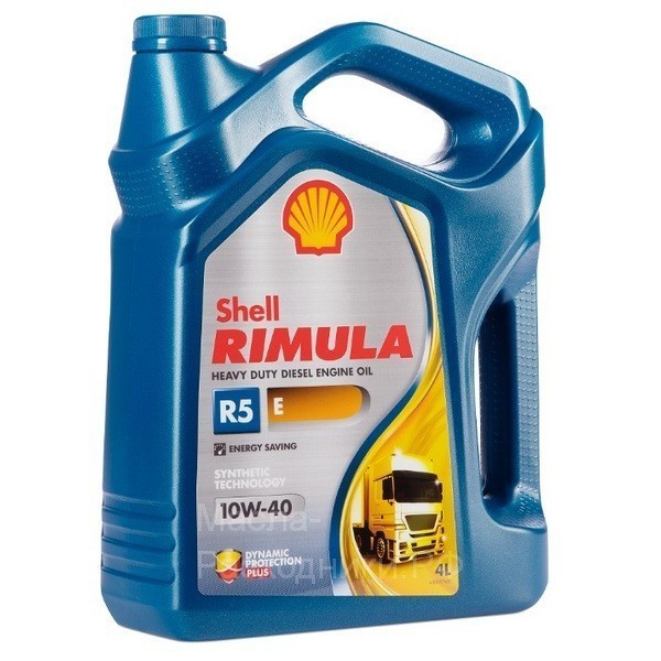 Масло моторное SHELL RIMULA R5 E 10W-40 (4л) 550046355