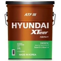 HYUNDAI Xteer ATF3 Масло трансмиссионное (Корея) (20л) 1120006