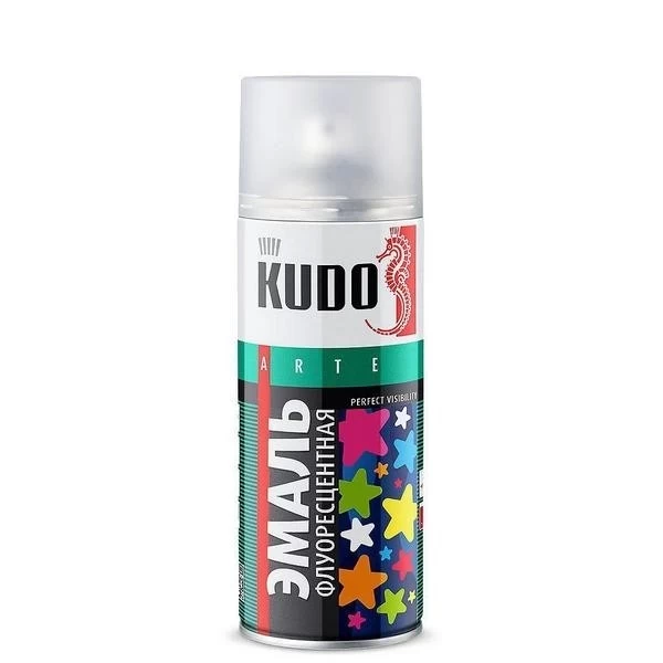 Эмаль универсальная 1201 KUDO Белая флуоресцентная (520 мл) KU1201