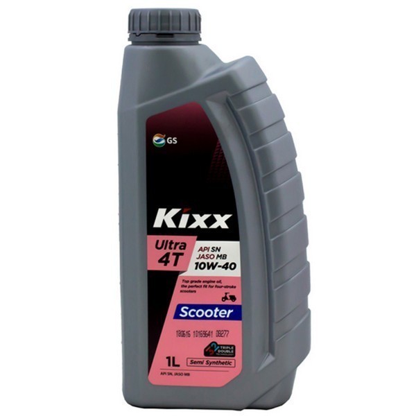 Масло моторное Kixx Ultra 4T Scooter 10W-40 SN, JASO MB (1л) L5129AL1E1