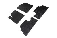 Коврики резиновые с рисунком "Сетка" CITROEN BERLINGO 2006-2008 (комплект) SEINTEX 00682