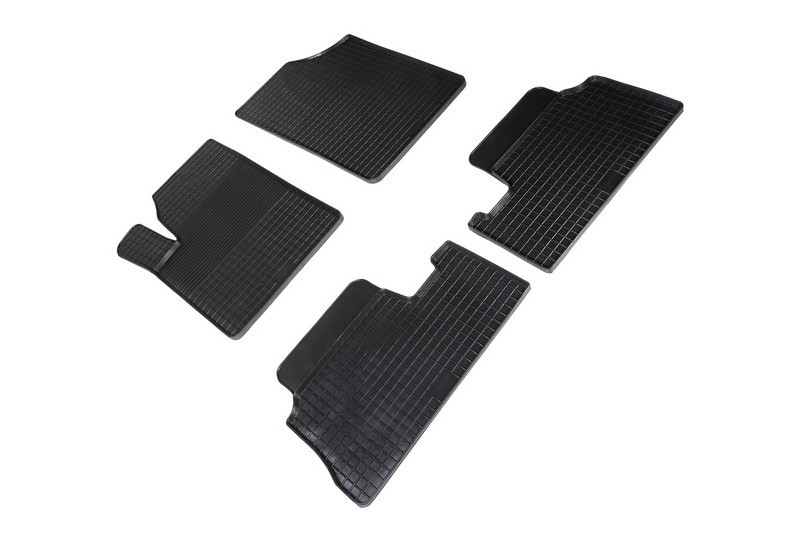 Коврики резиновые с рисунком "Сетка" CITROEN BERLINGO 2006-2008 (комплект) SEINTEX 00682