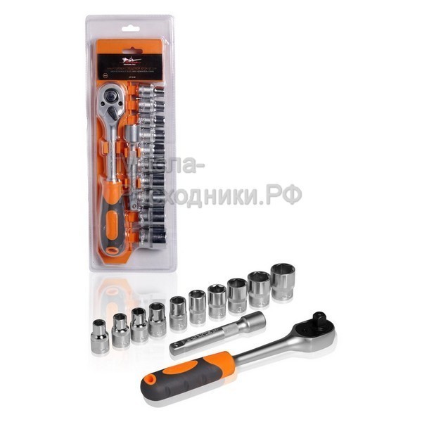 Набор головок с трещоткой 1/2 дюйма DR 72Т 12 предметов AIRLINE AT1236
