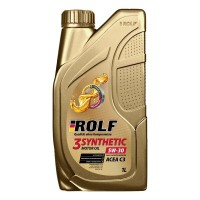 Масло моторное ROLF 3-SYNTHETIC 5W-30 C3 (1л) пластик 322728